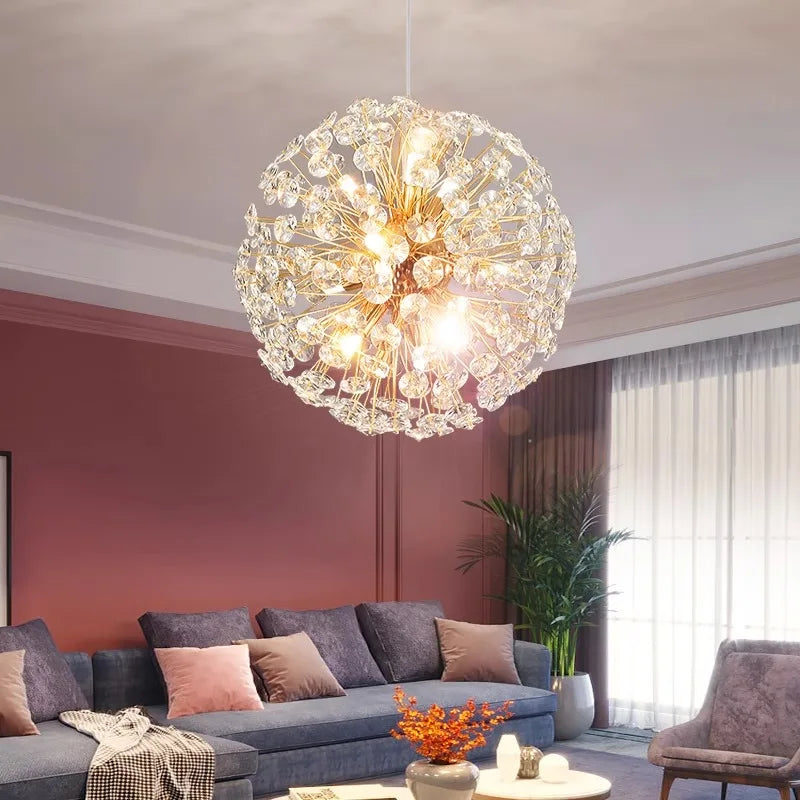 Crystal Ball Ceiling Light