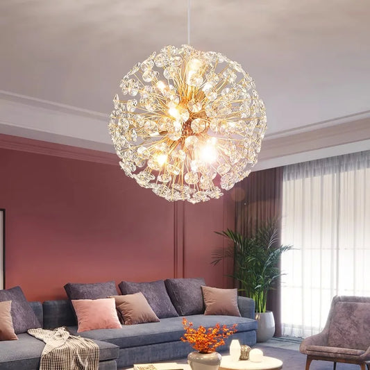 Crystal Ball Ceiling Light