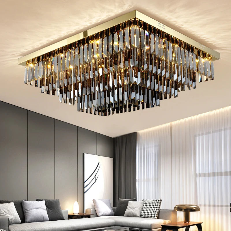 Crystal Ceiling Light Fixture