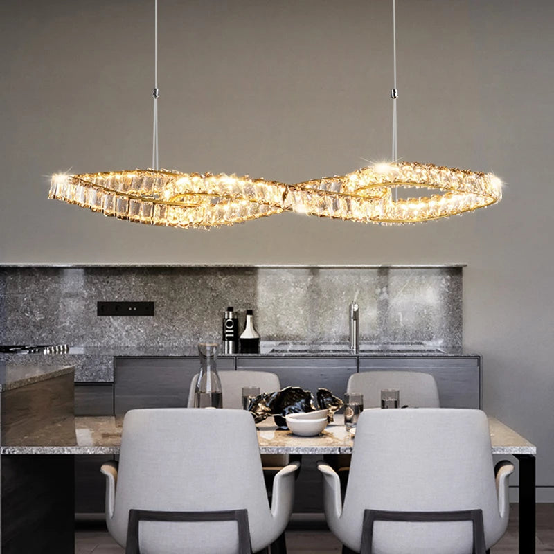 Crystal Ceiling Lighting Fixture