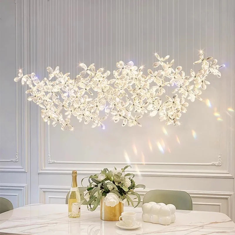 Crystal Flower Chandeliers