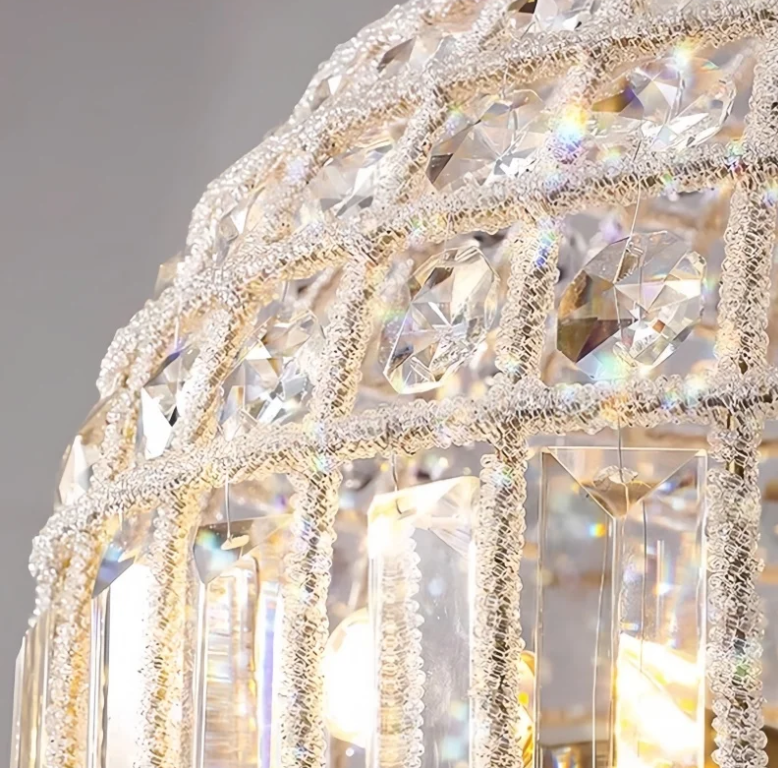 Crystal Globe Pendant Ceiling Light