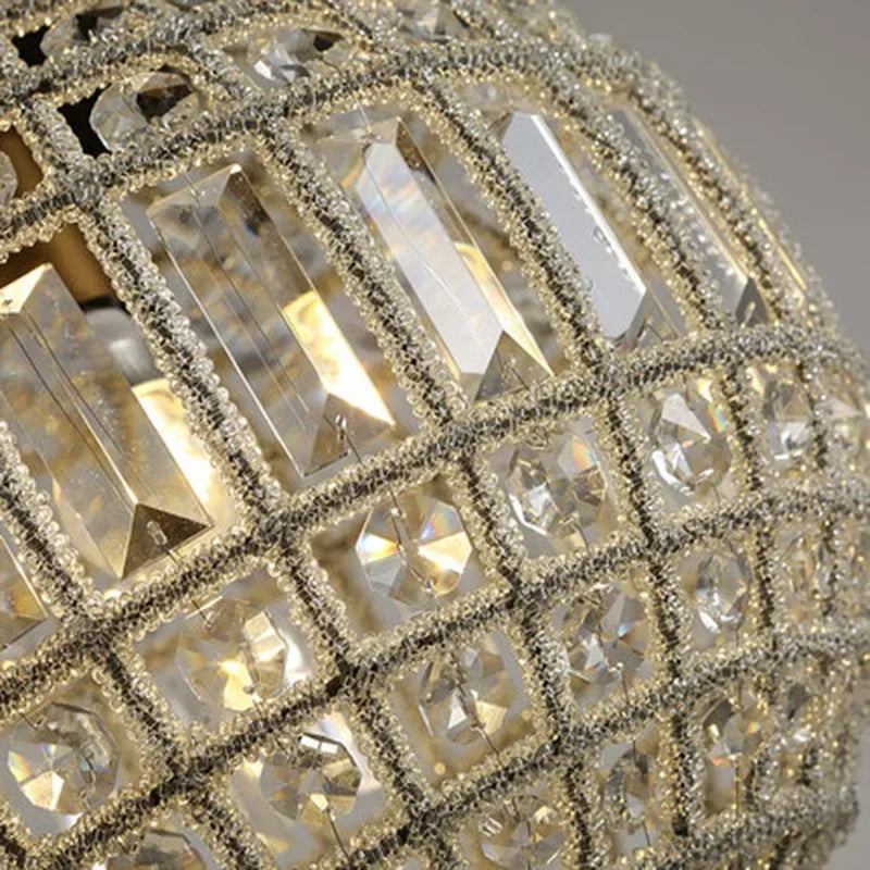 Crystal Globe Pendant Ceiling Lights