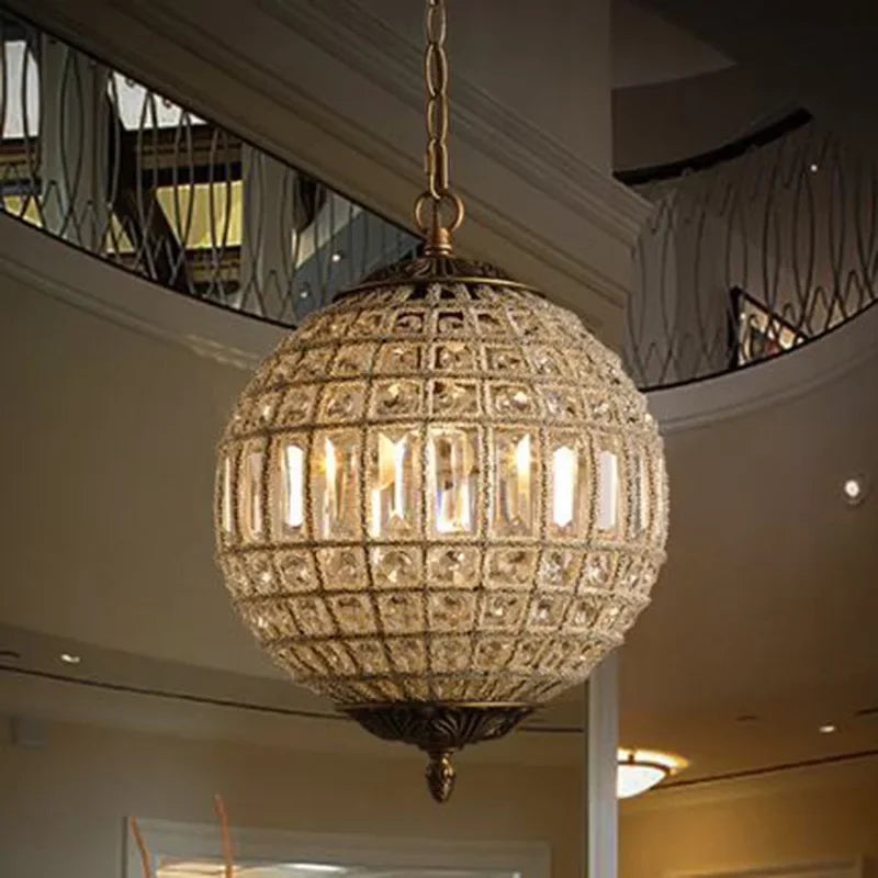 Crystal Globe Pendant Ceiling Lights