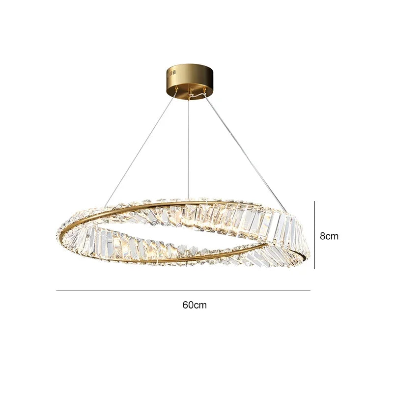 Crystal Hanging Lamps 60 cm