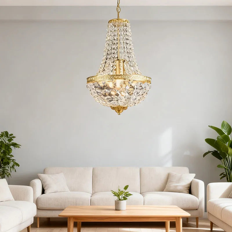 Crystal Pendant Chandelier Living Room