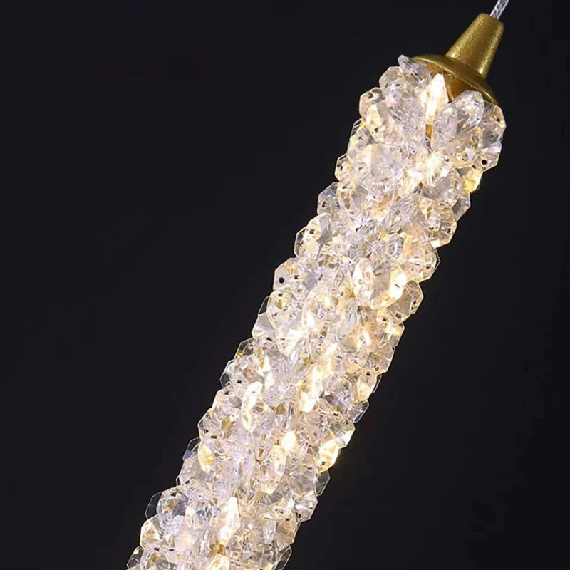 Gold Crystal Pendant Lights
