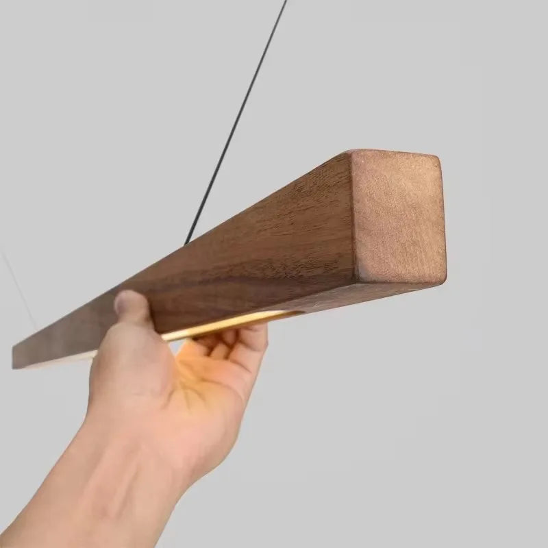 Dark Wooden Pendant Lights