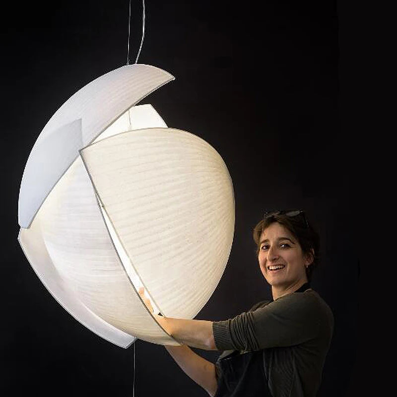 Designer Fabric Hanging Ceiling Light