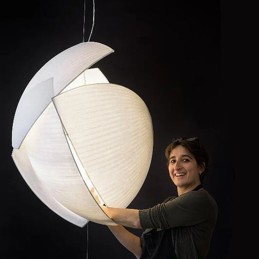 Designer Fabric Hanging Ceiling Light