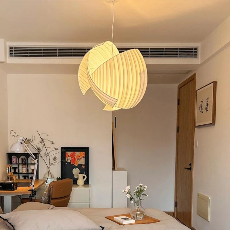 Designer Fabric Hanging Ceiling Light For Bedroom