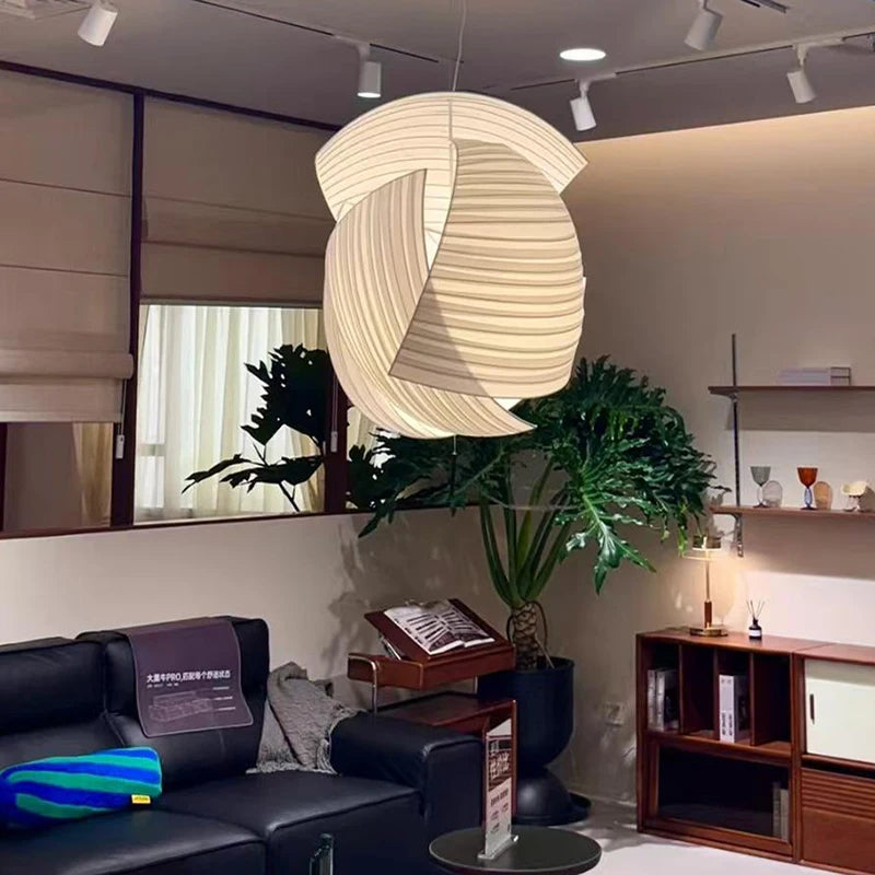 Designer Fabric Hanging Ceiling Lighting