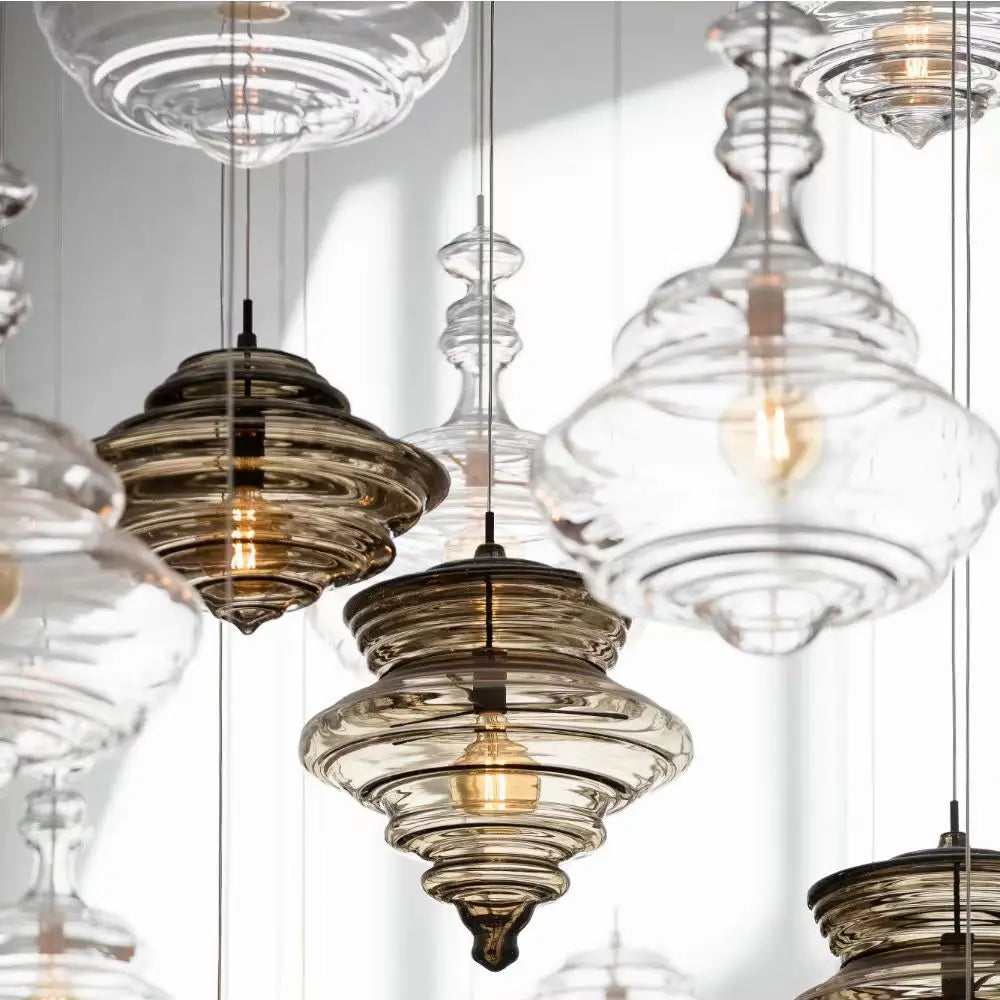 Designer Glass Hanging Pendant Light
