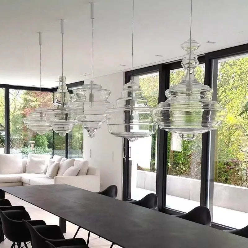 Designer Glass Hanging Pendant Light Fixtures