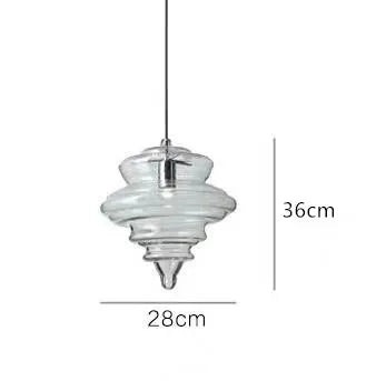 Designer Glass Hanging Pendant Light