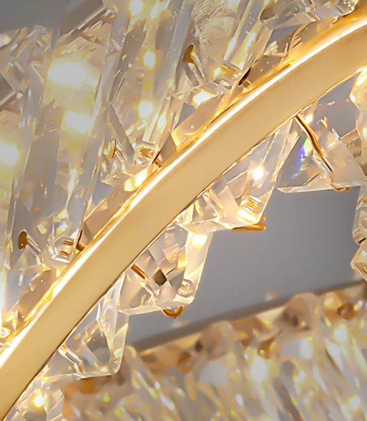 Crystal Ceiling Light Fixture