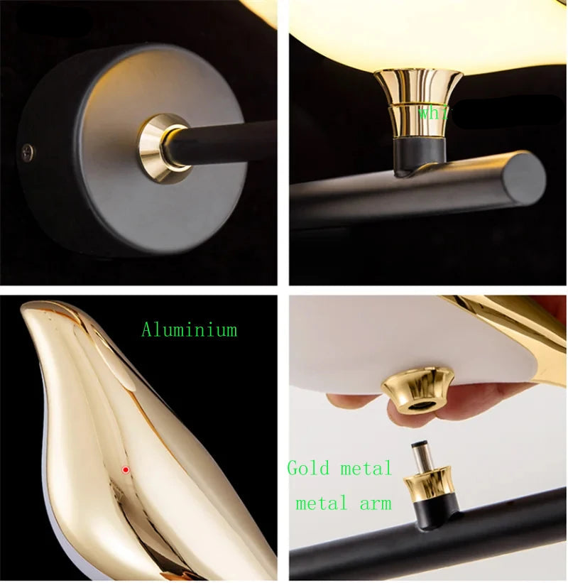 Magpie Bird Wall Light