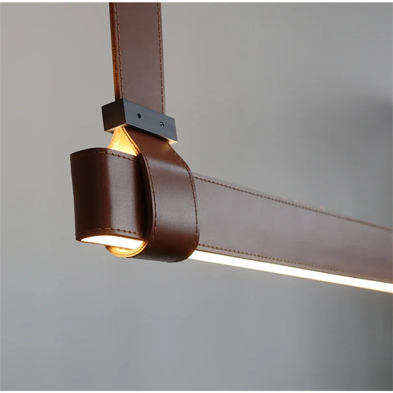 Minimalist Leather Ceiling Lights