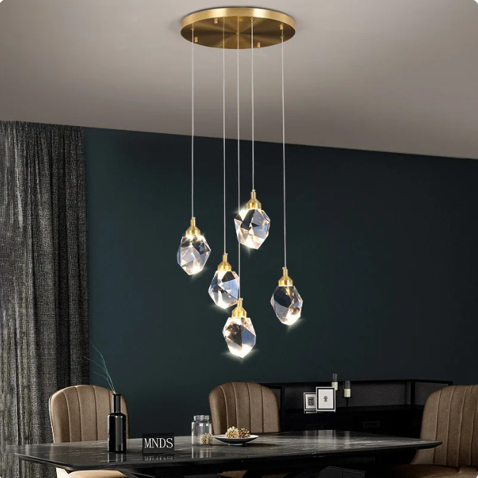 Diamond Crystal Ceiling Chandeliers