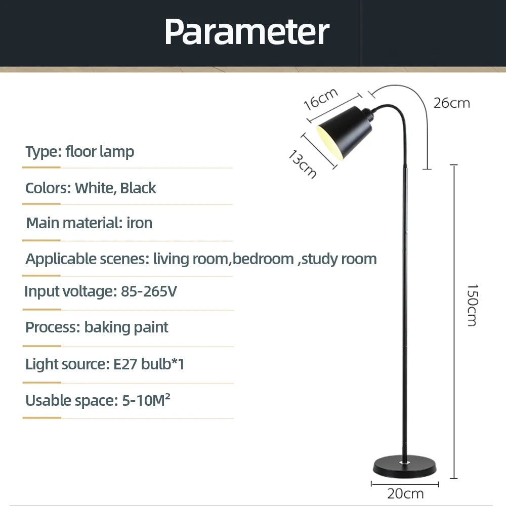 Dimensions Adjustable Floor Lamp