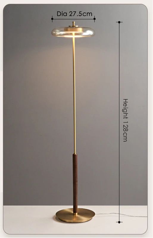 Chic Glass Floor Lamp