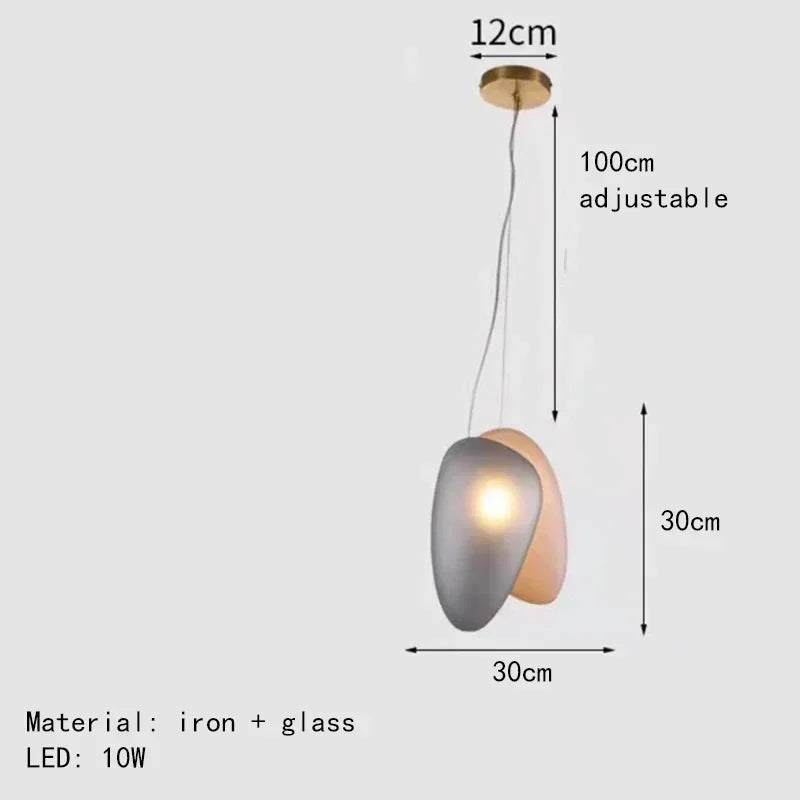 Modern Frosted Glass Pendant Lights