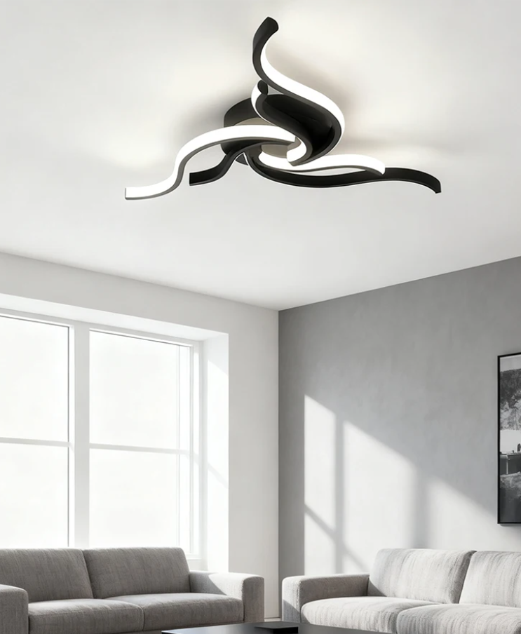 Dimmable LED Ceiling Lights With Remote Control For Living Room