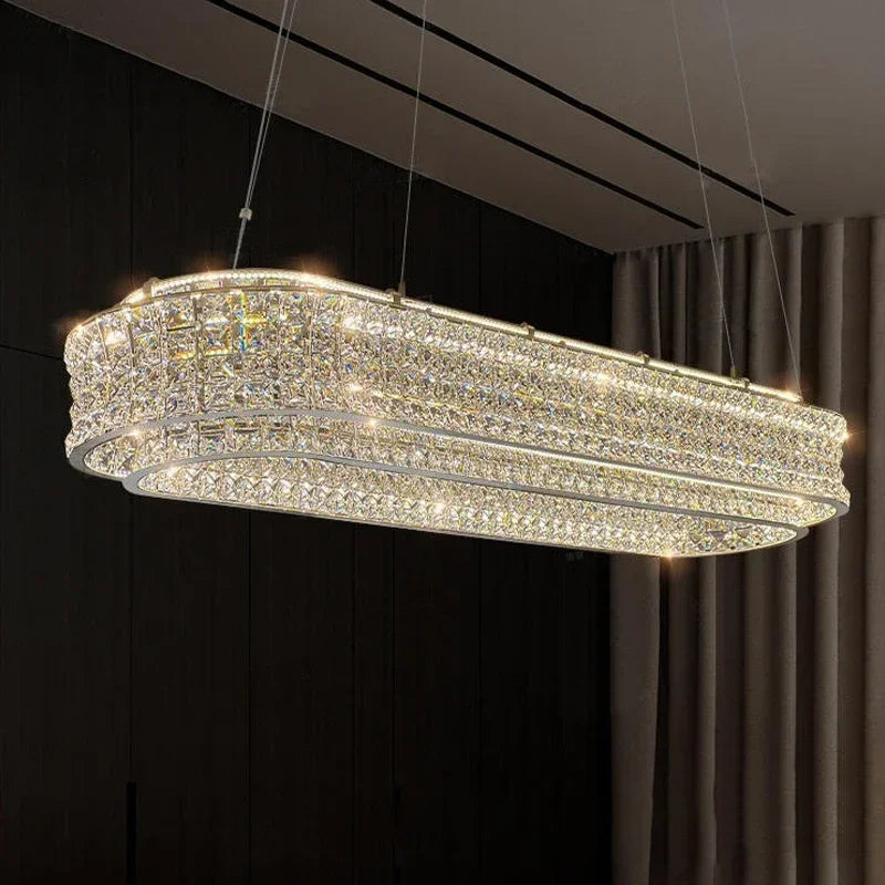 Crystal Ceiling Light Chandelier Dining Room