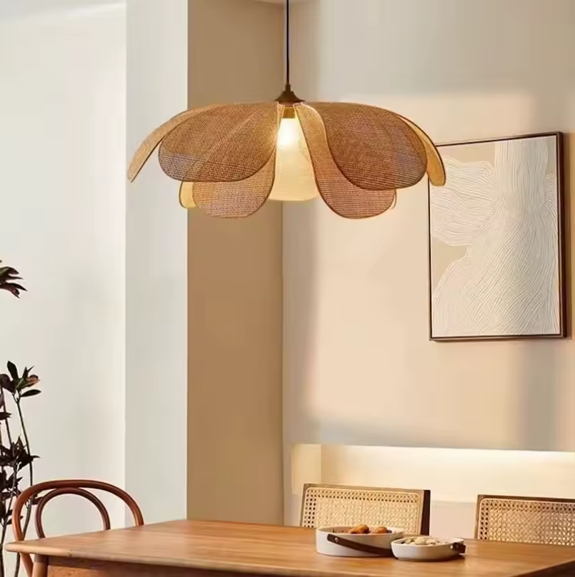 Dining Room Rattan Pendant Ceiling Lights