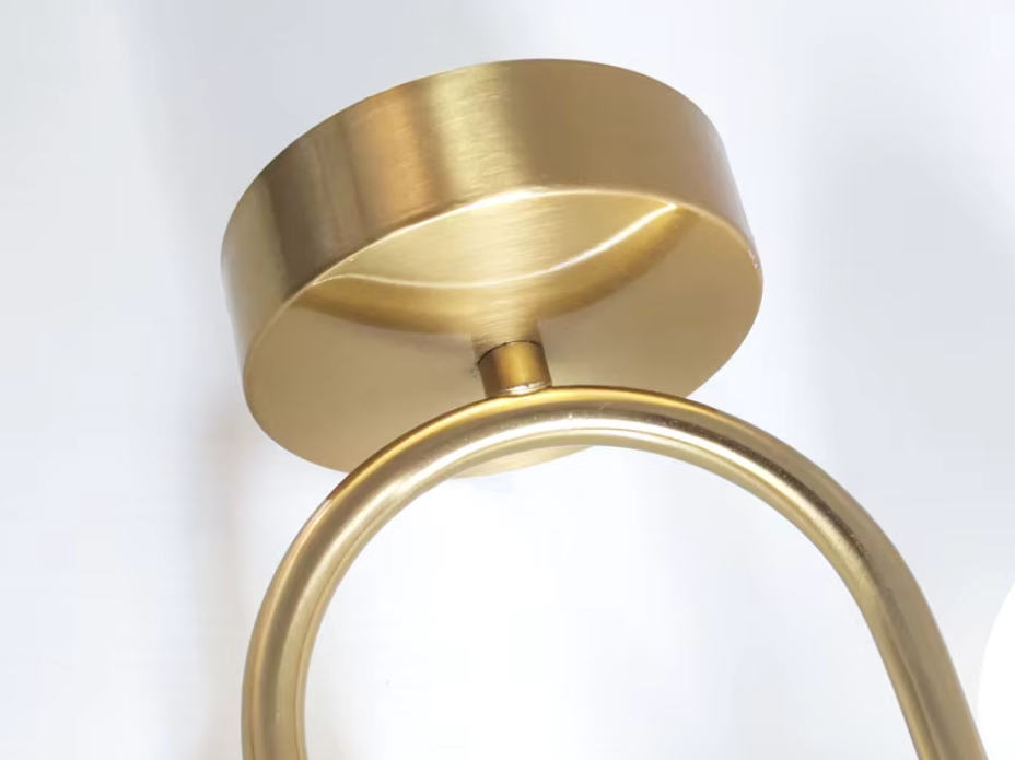 Double Glass Ball Ceiling Light