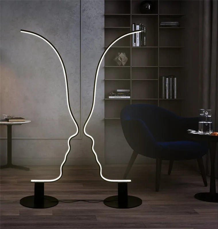 Face Floor Lamp Living Room