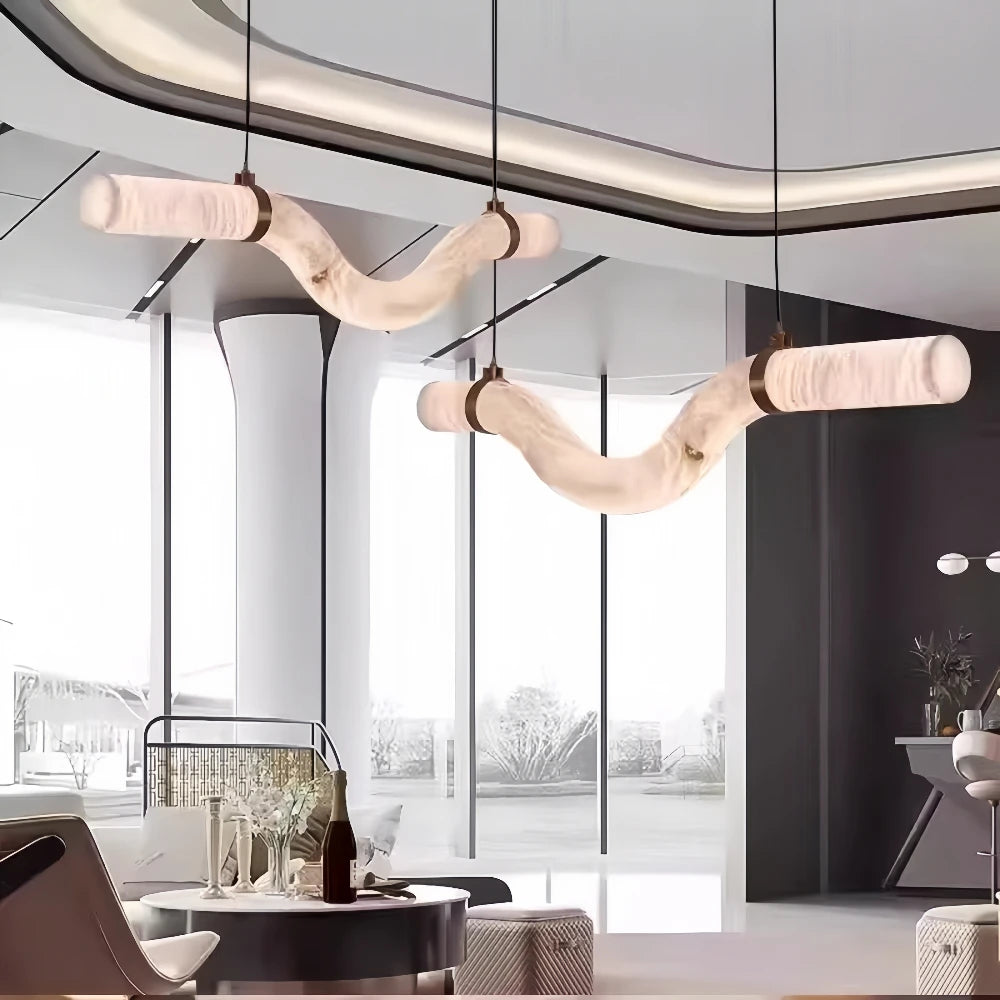 Faux Marble Pendant Light Fixtures