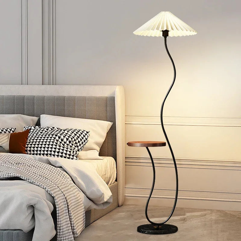 Floor Lamp With Bedside Table