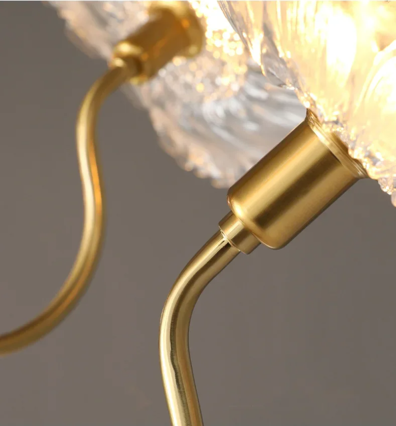 Flower shaped chandelier