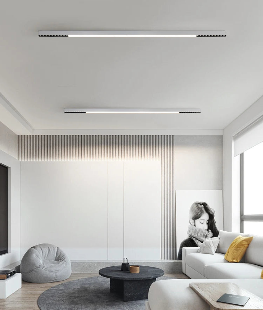 Flush Mount Modern Linear Ceiling Lights