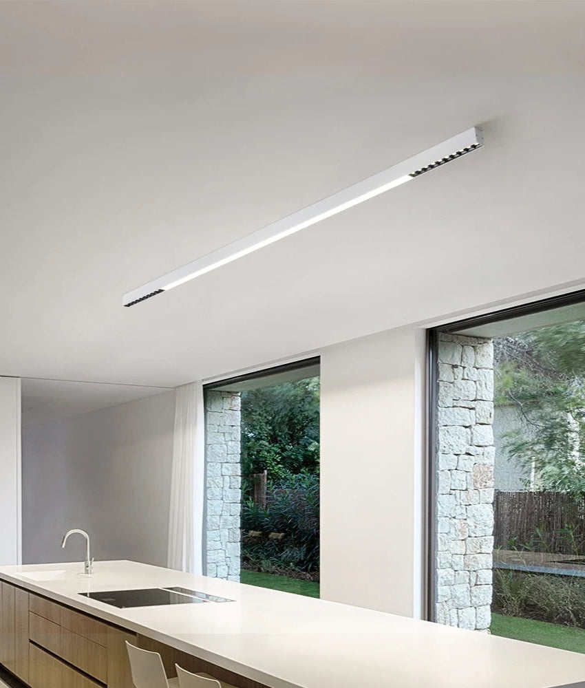Flush Mount Modern Linear LED Ceiling Light