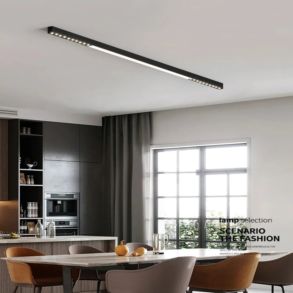 Flush Mount Modern Linear LED Ceiling Light Fixtures