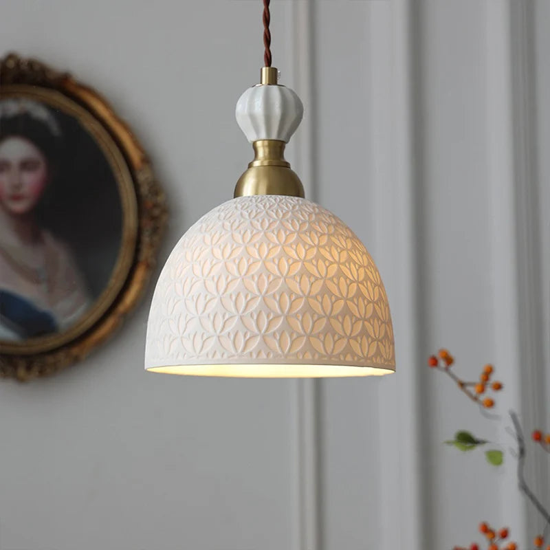 French Ceramic Lamp