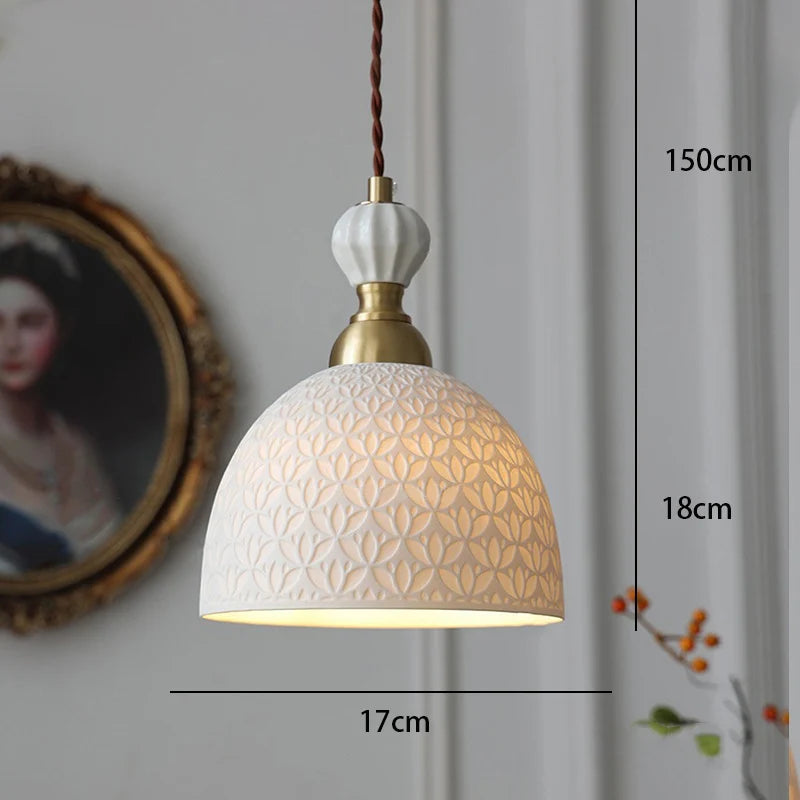 French Ceramic Lamp
