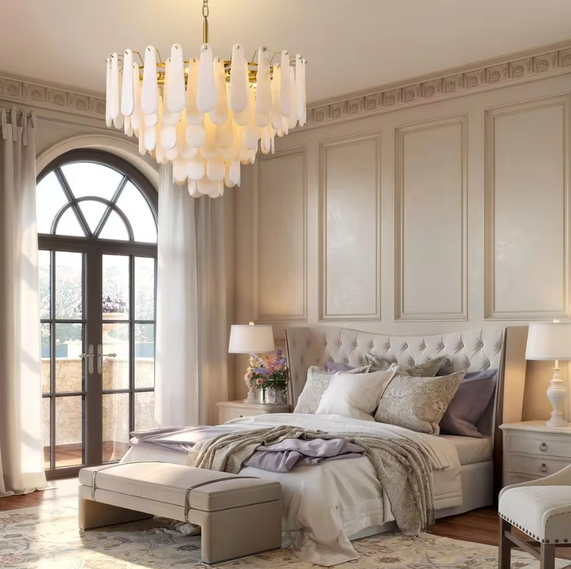 French Marble Chandelier For Bedroom