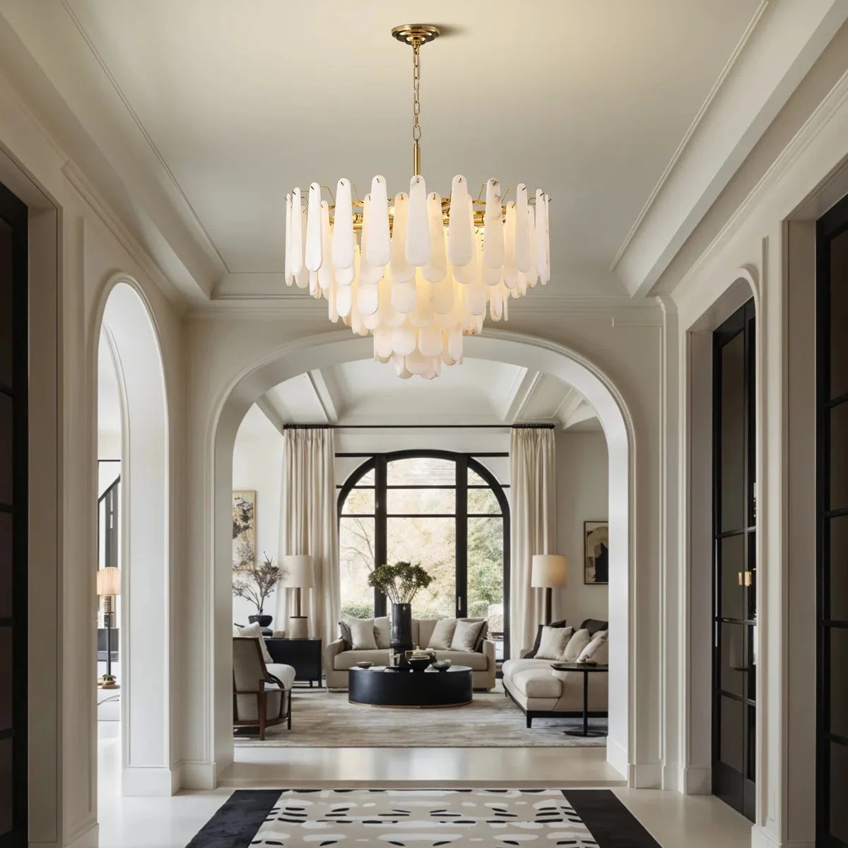 French Marble Chandelier For Hallway