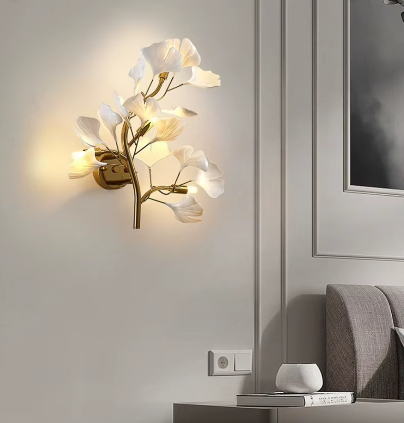 Ginkgo Leaf Wall Light