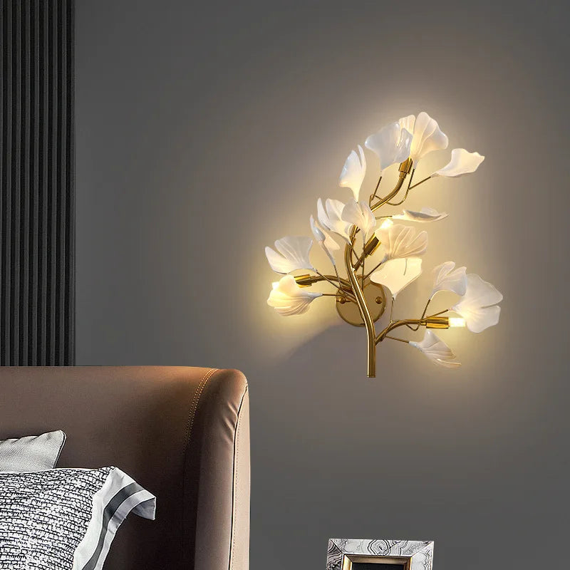 Ginkgo Leaf Wall Lights