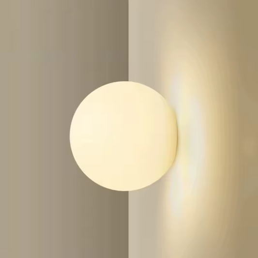 Glass Ball Wall Sconce