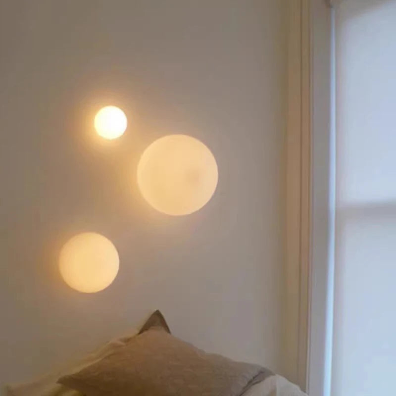 Glass Ball Wall Sconces Bedroom