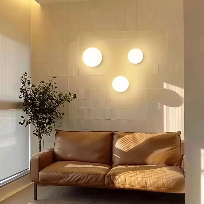 Glass Ball Wall Sconces Living Room