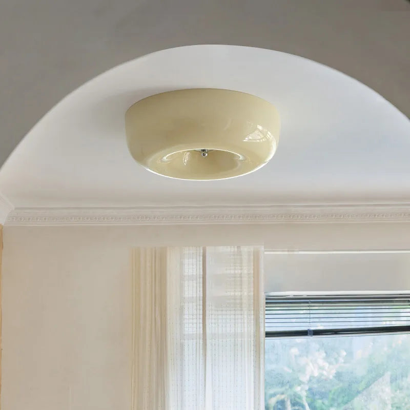 Glass Bauhaus Ceiling Light
