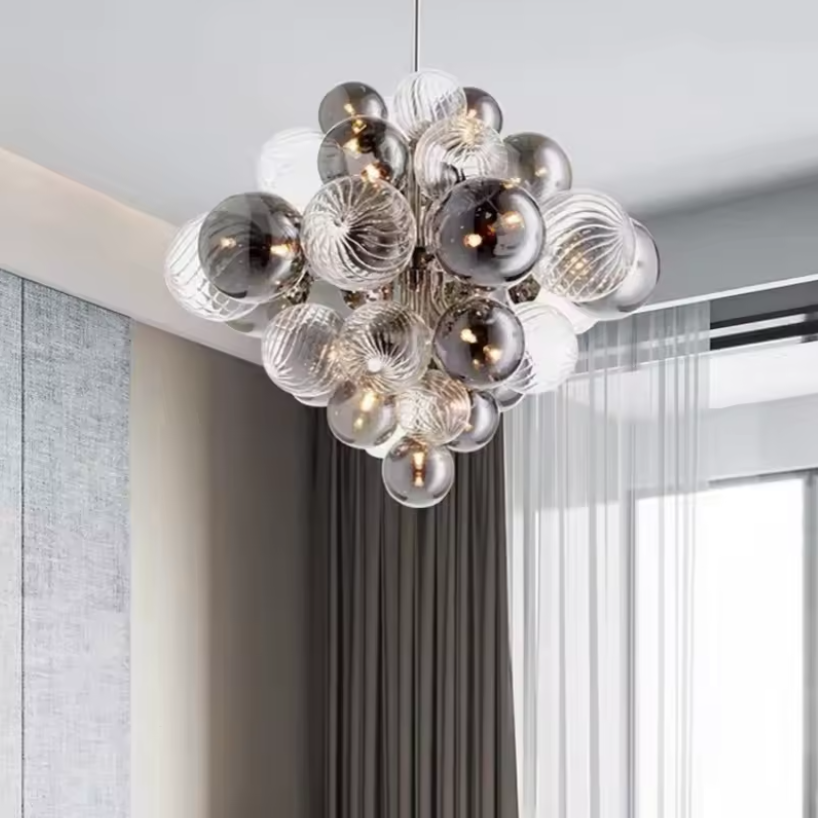 Glass Bubble Chandelier