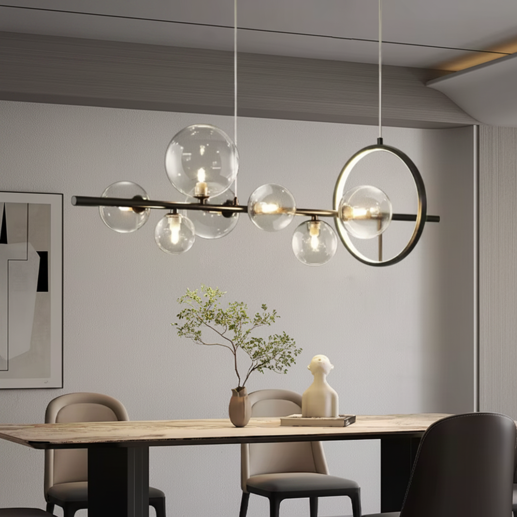 Glass Bubble Chandelier Dining Room Kitchen Island