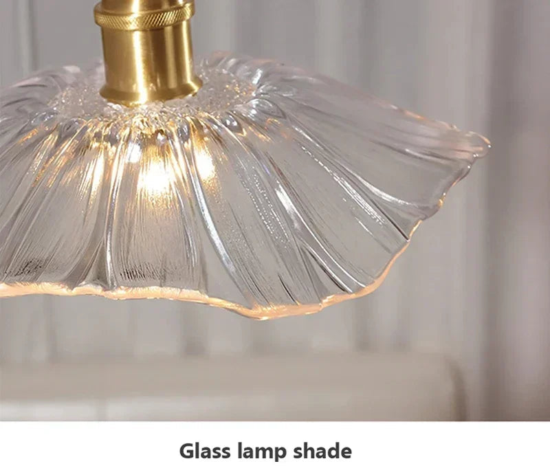 Modern Elegant Glass Flower Ceiling Light Fixtures